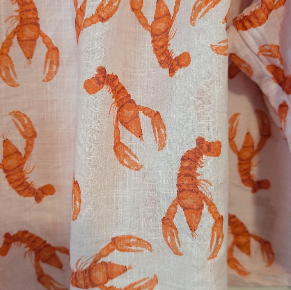 Maeve Anthropologie Lobster Button Up Shirt - Picture 6 of 7